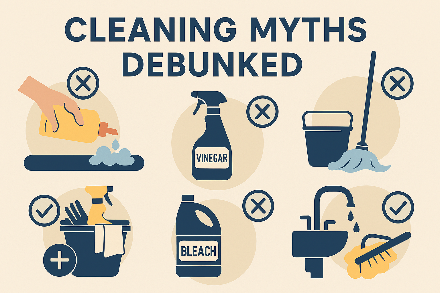 Cleaning Myths Debunked: Myths You Need to Stop Believing