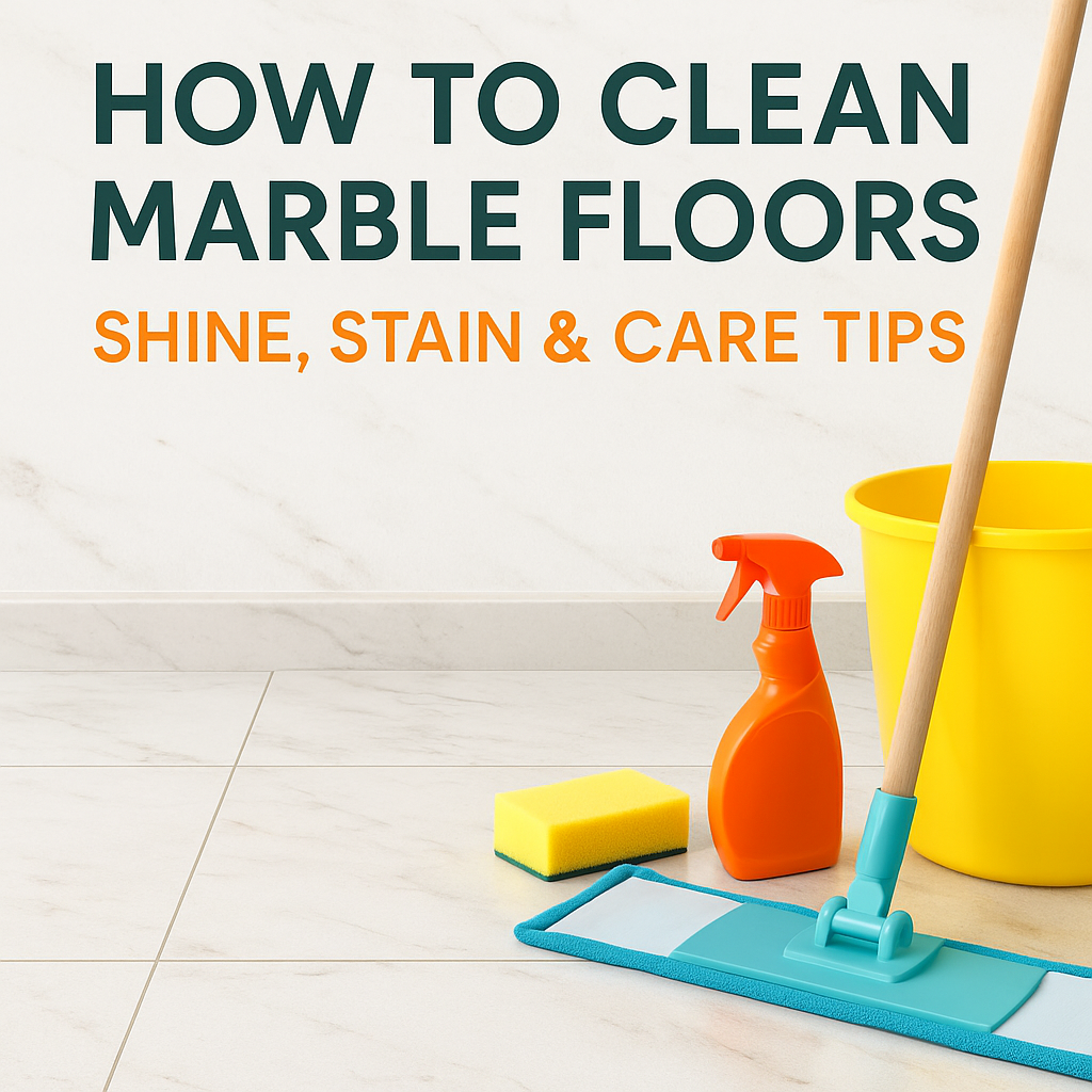 How to Clean Marble Floors: Shine, Stain & Care Tips