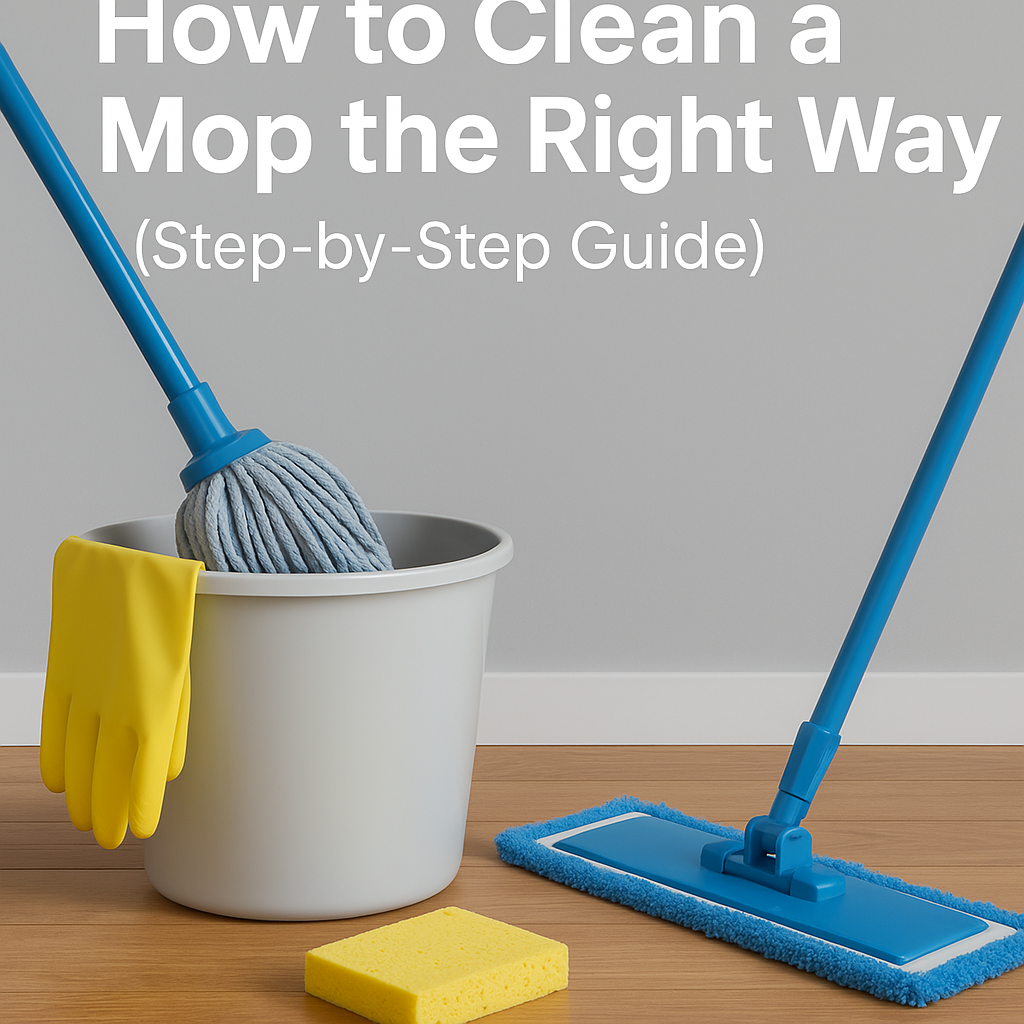 How to Clean a Mop the Right Way (Step-by-Step Guide)