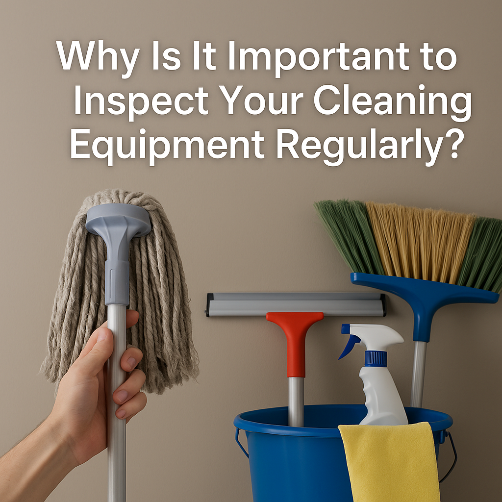 Why Is It Important to Inspect Your Cleaning Equipment Regularly?