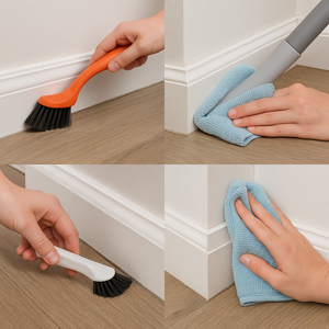 How to Use Cleaning Tools for Spotless Corners, Edges, and Skirtings