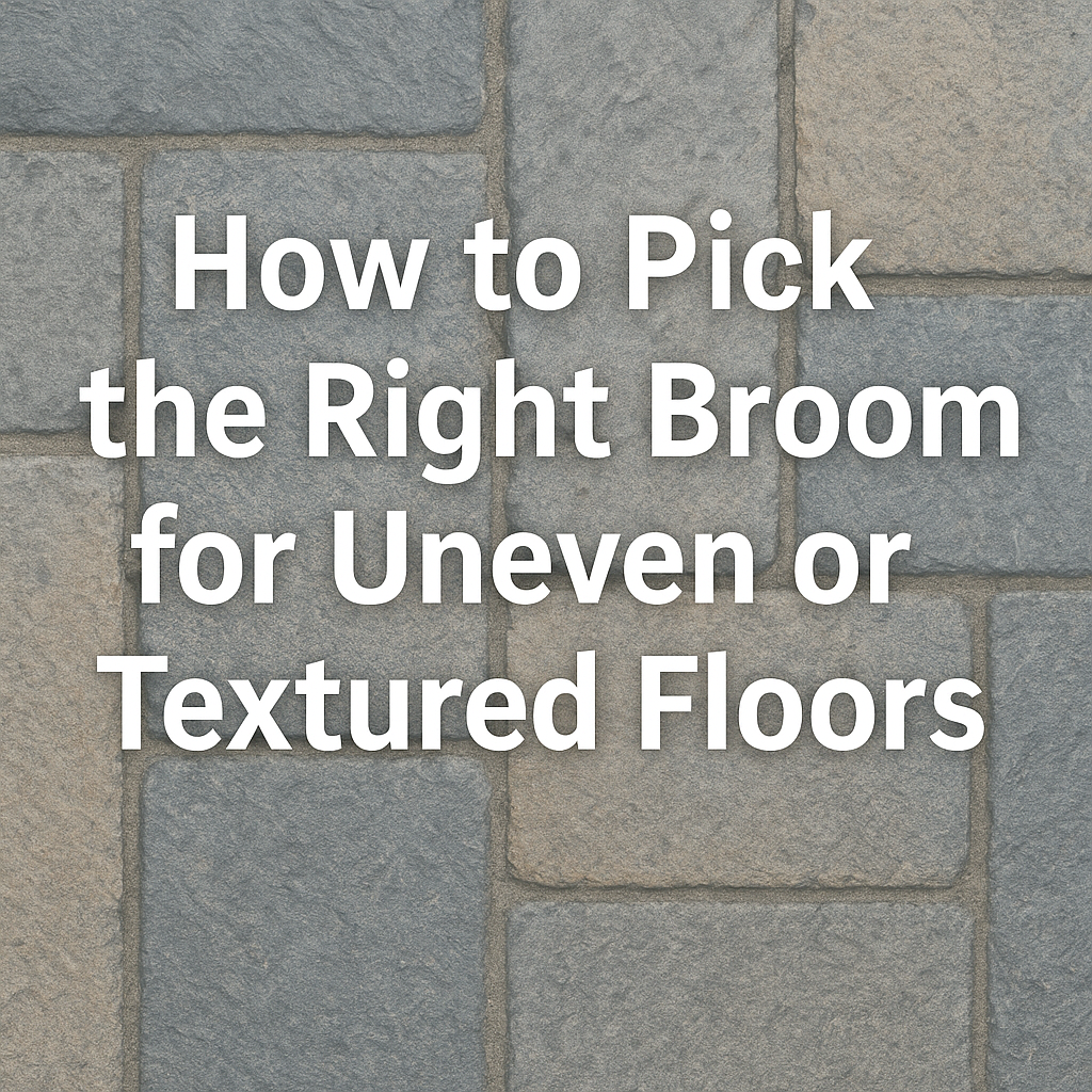 How to Pick the Right Broom for Uneven or Textured Floors