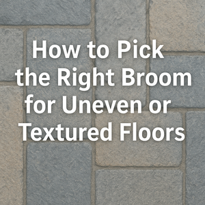 How to Pick the Right Broom for Uneven or Textured Floors