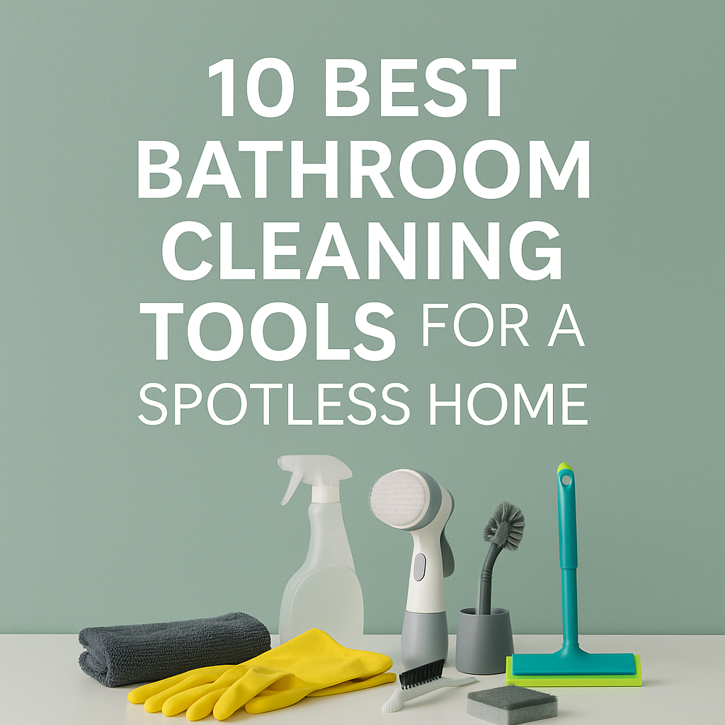 10 Best Bathroom Cleaning Tools for a Spotless Home