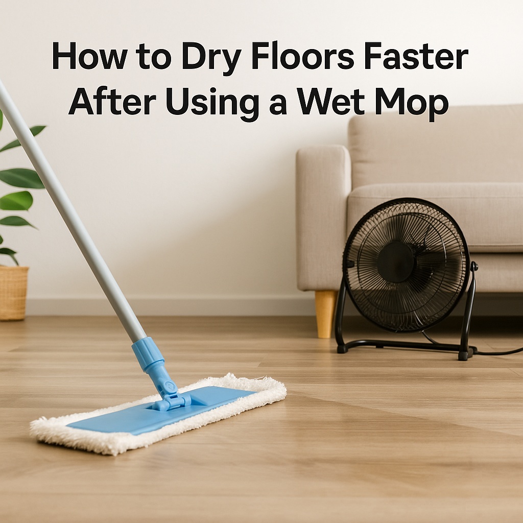 How to Dry Floors Faster After Using a Wet Mop
