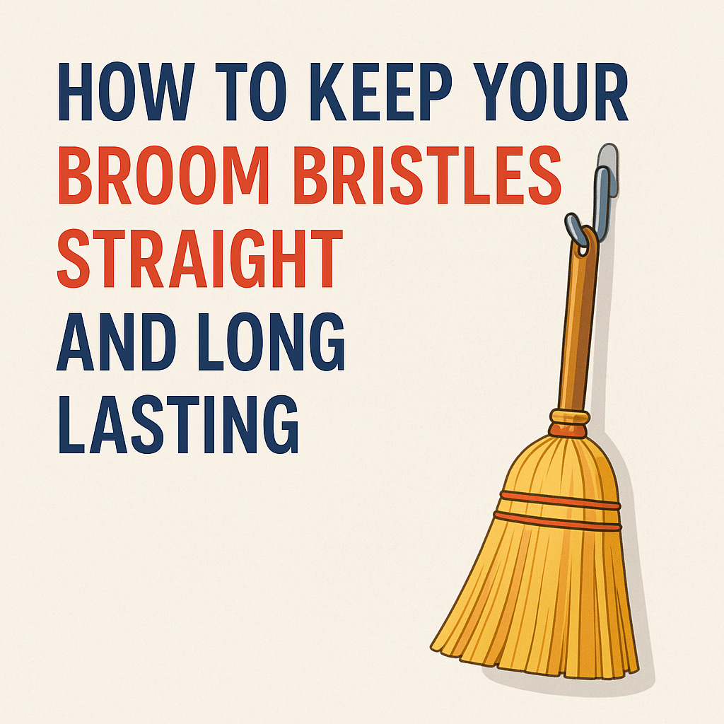 How to Keep Your Broom Bristles Straight and Long Lasting