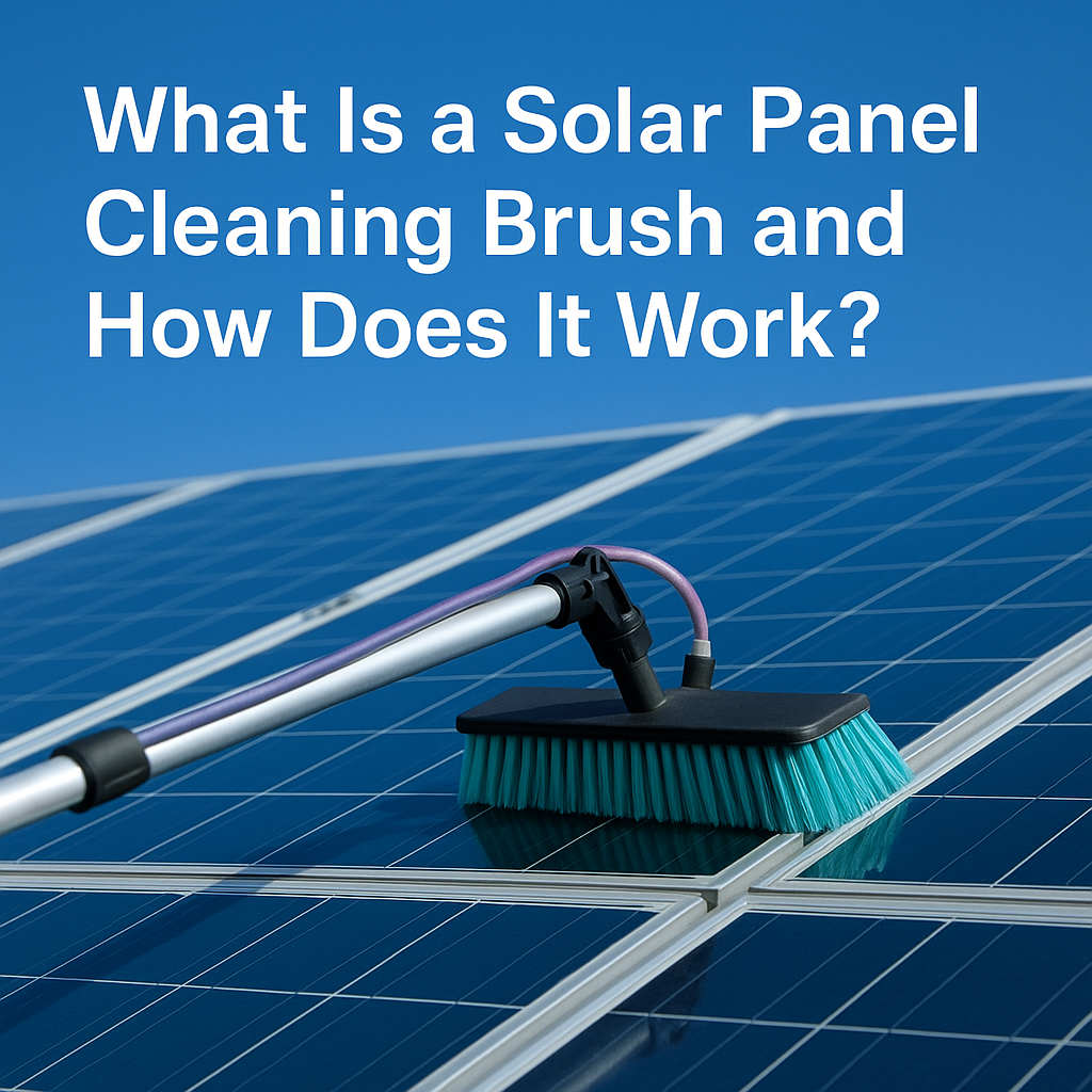 What Is a Solar Panel Cleaning Brush and How Does It Work?