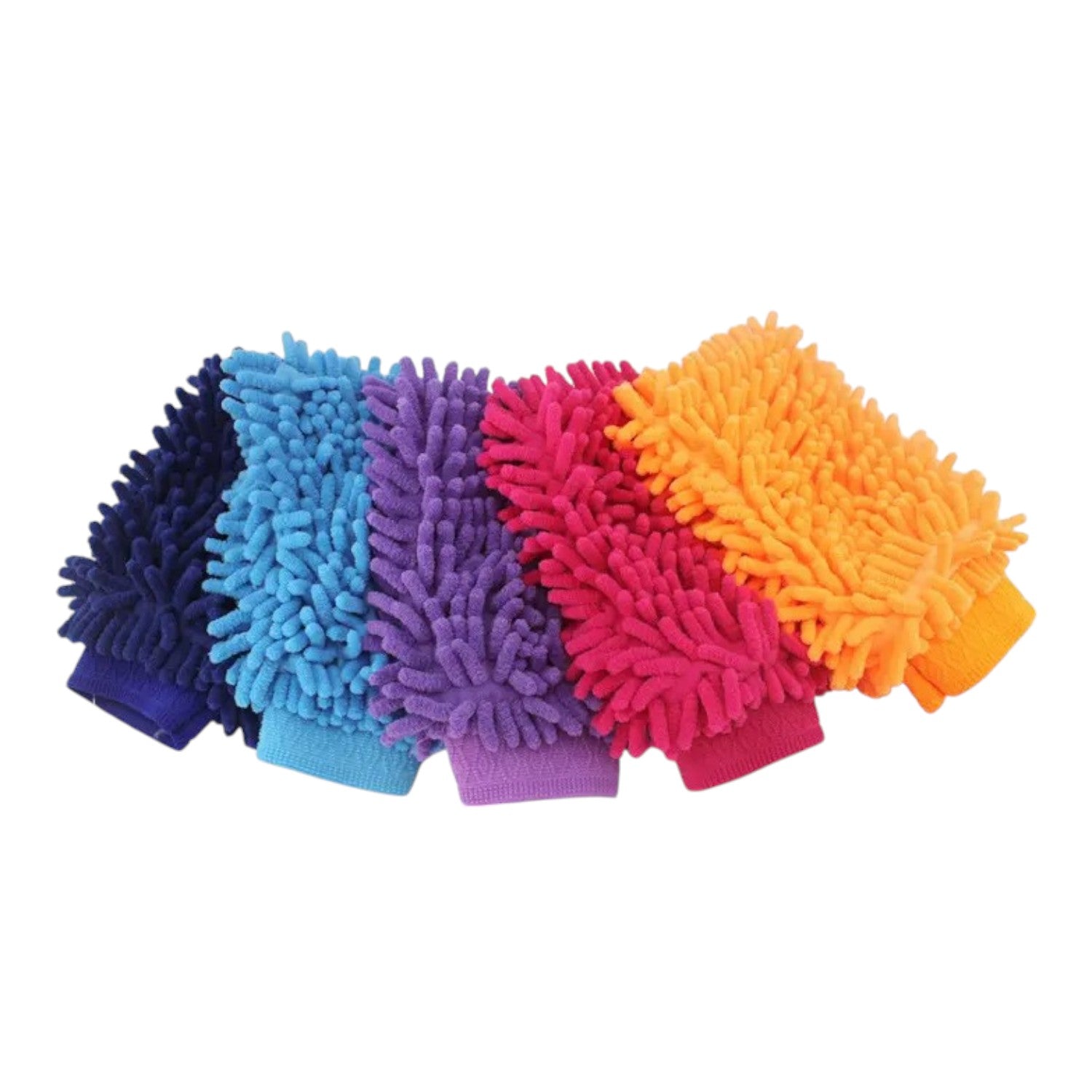 Microfiber Double-Sided Cleaning Gloves - Ideal for House and Car Cleaning