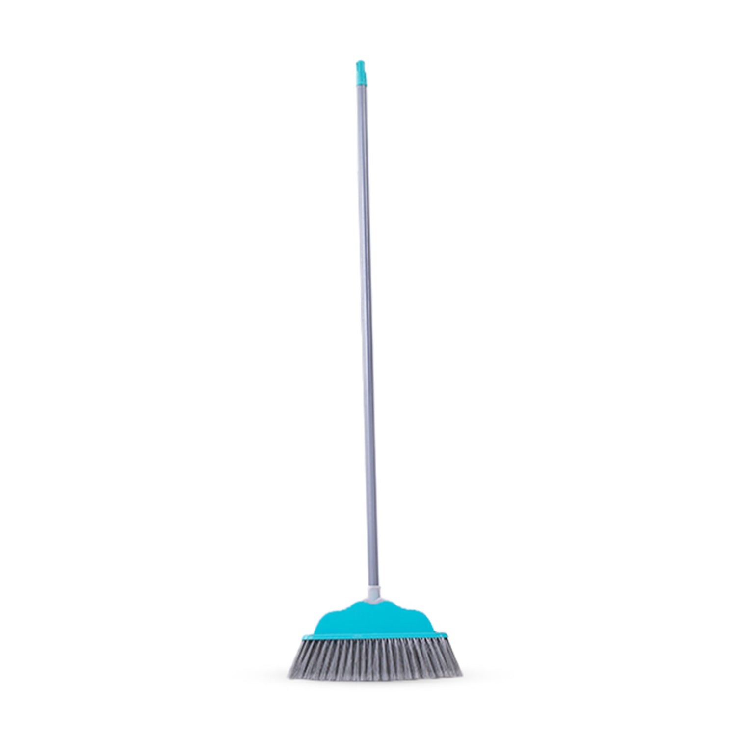 Zidello push broom with durable bristles and long metal rod for superior, gentle cleaning; affordable and long-lasting