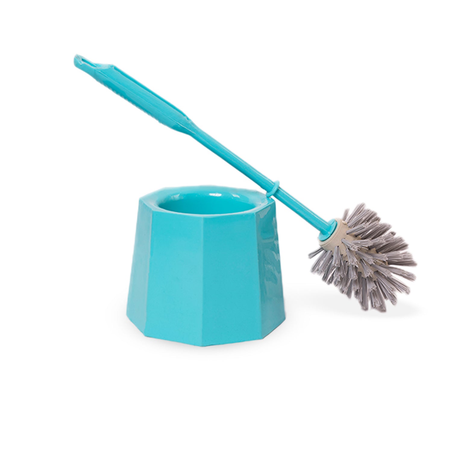 Zidello Sturdy, non-scratch plastic toilet brush with hygienic caddy for effortless cleaning and maintenance, a top choice for bathrooms