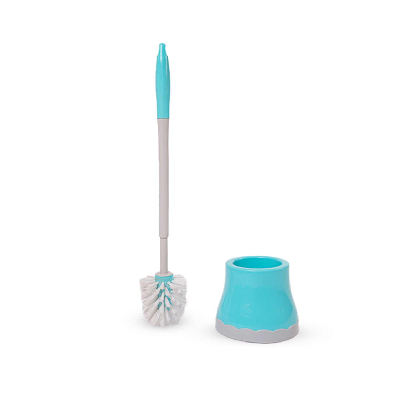Zidello Sturdy, non-scratch plastic toilet brush with hygienic caddy for effortless cleaning and maintenance, a top choice for bathrooms