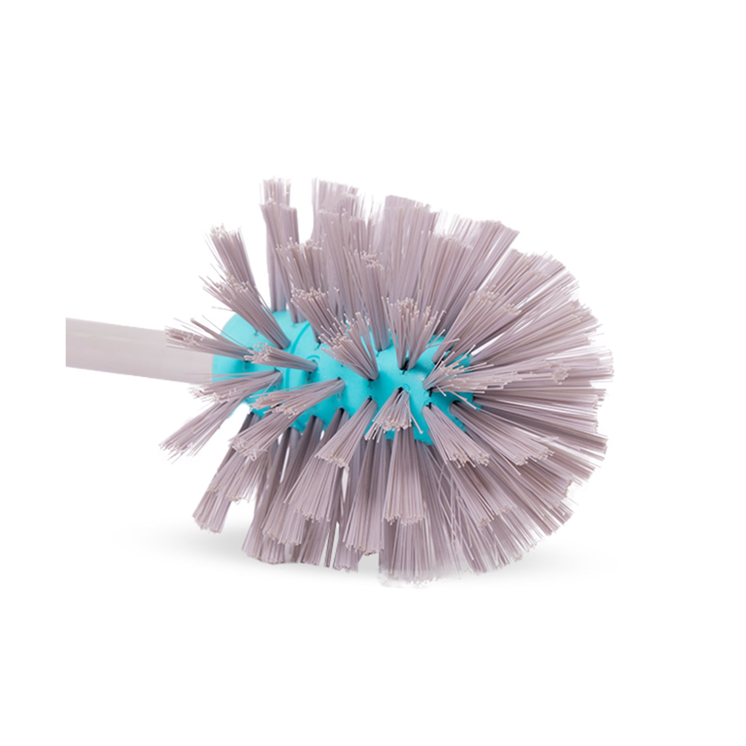 Zidello Round, durable plastic toilet brush for precise, long-lasting, and budget-friendly bathroom cleaning and hygiene