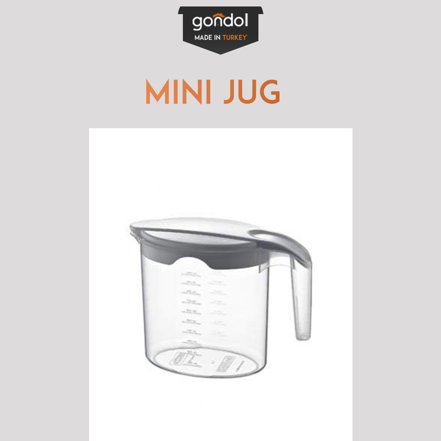 Mini Jug [1 Liter] [Transparent]