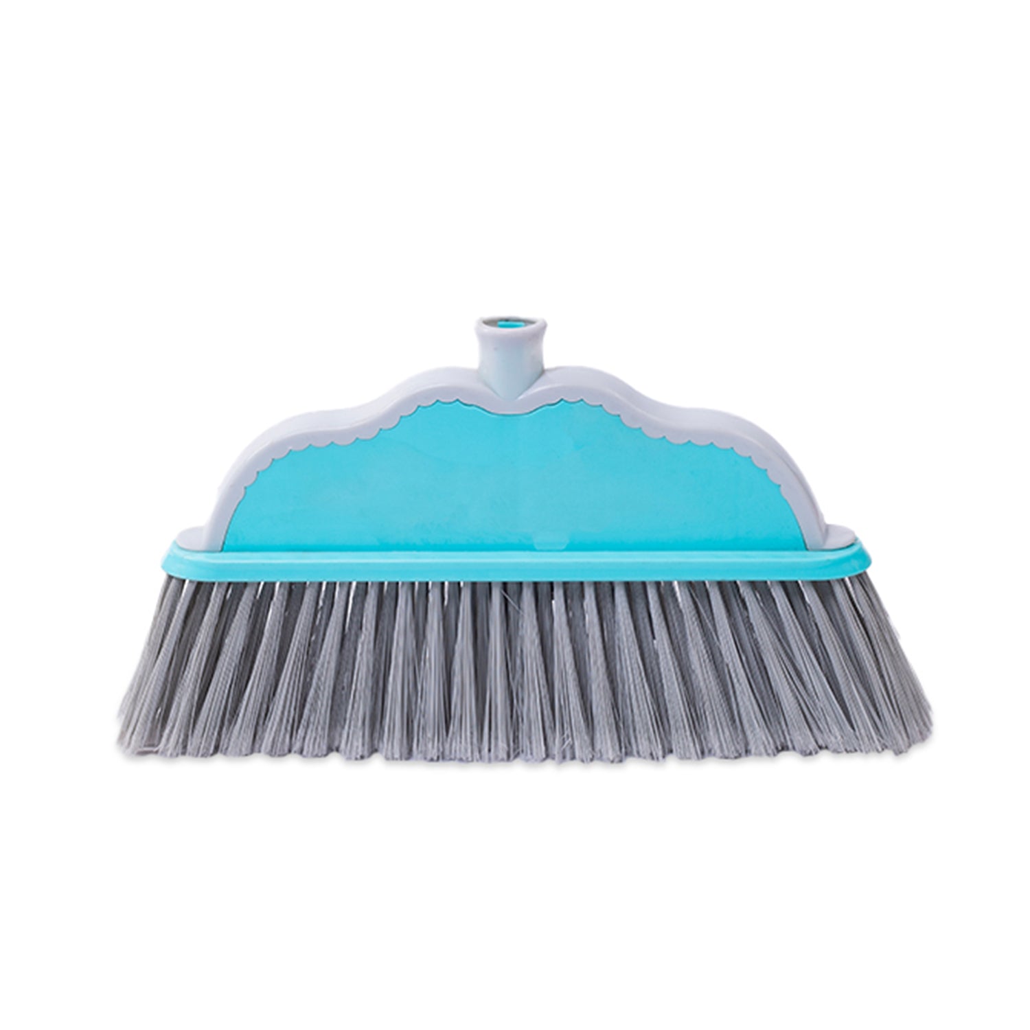 Zidello push broom with durable bristles and long metal rod for superior, gentle cleaning; affordable and long-lasting