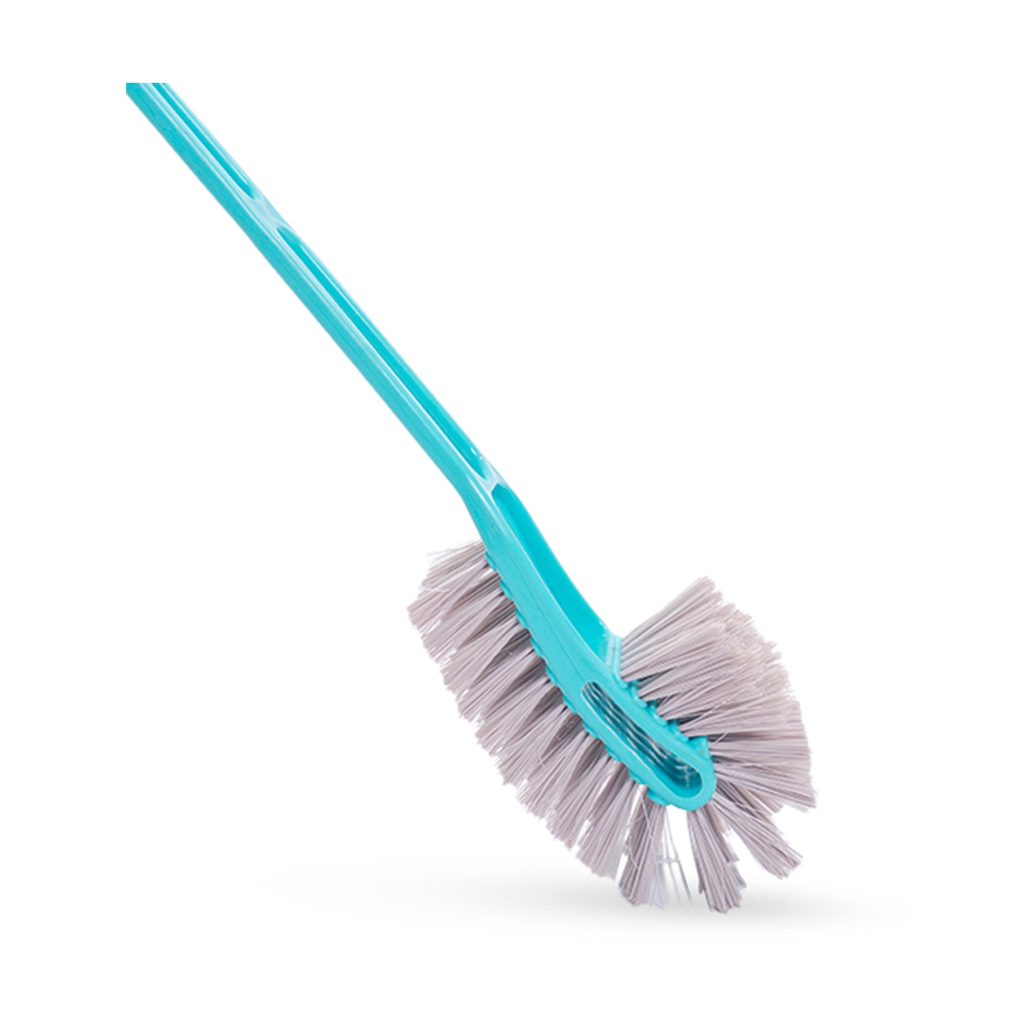 Zidello Double-sided, durable plastic toilet brush for thorough, effortless, and essential bathroom cleaning