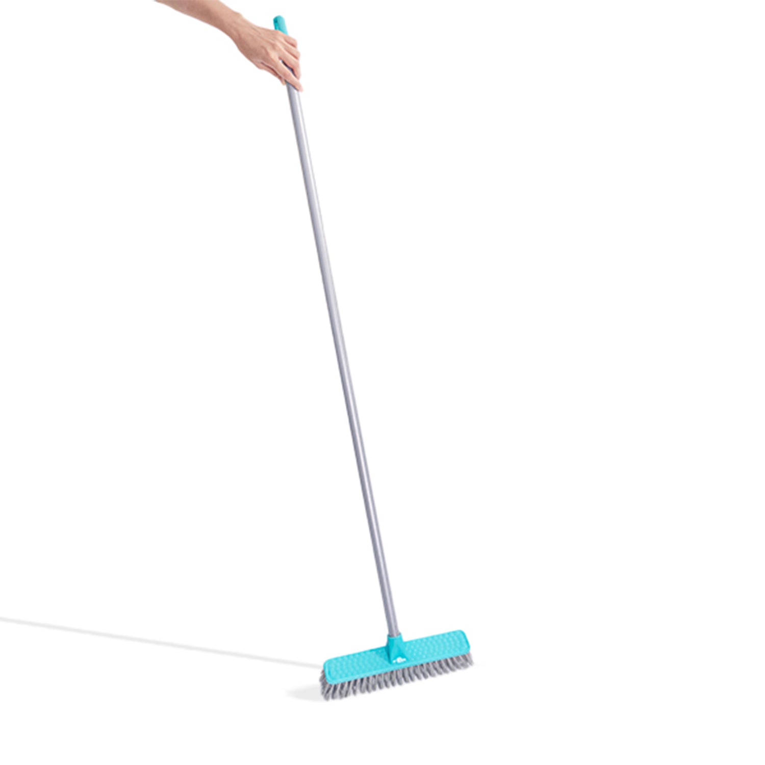 Zidello floor broom (lite) with durable bristles and long metal rod for superior, gentle cleaning; affordable and long-lasting