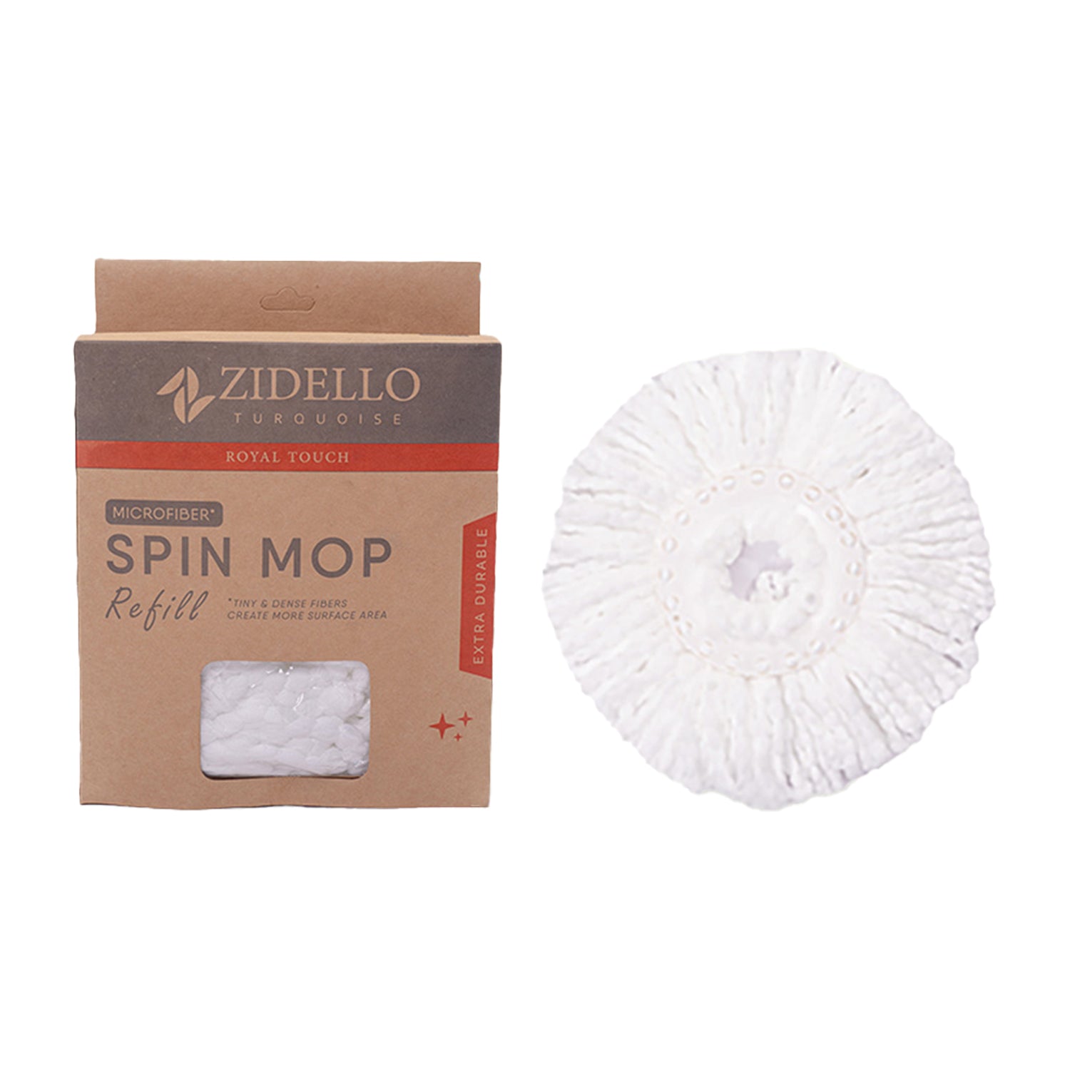 Zidello Affordable, high-quality microfiber mop with 360-degree rotation for efficient cleaning, easy installation, and durability