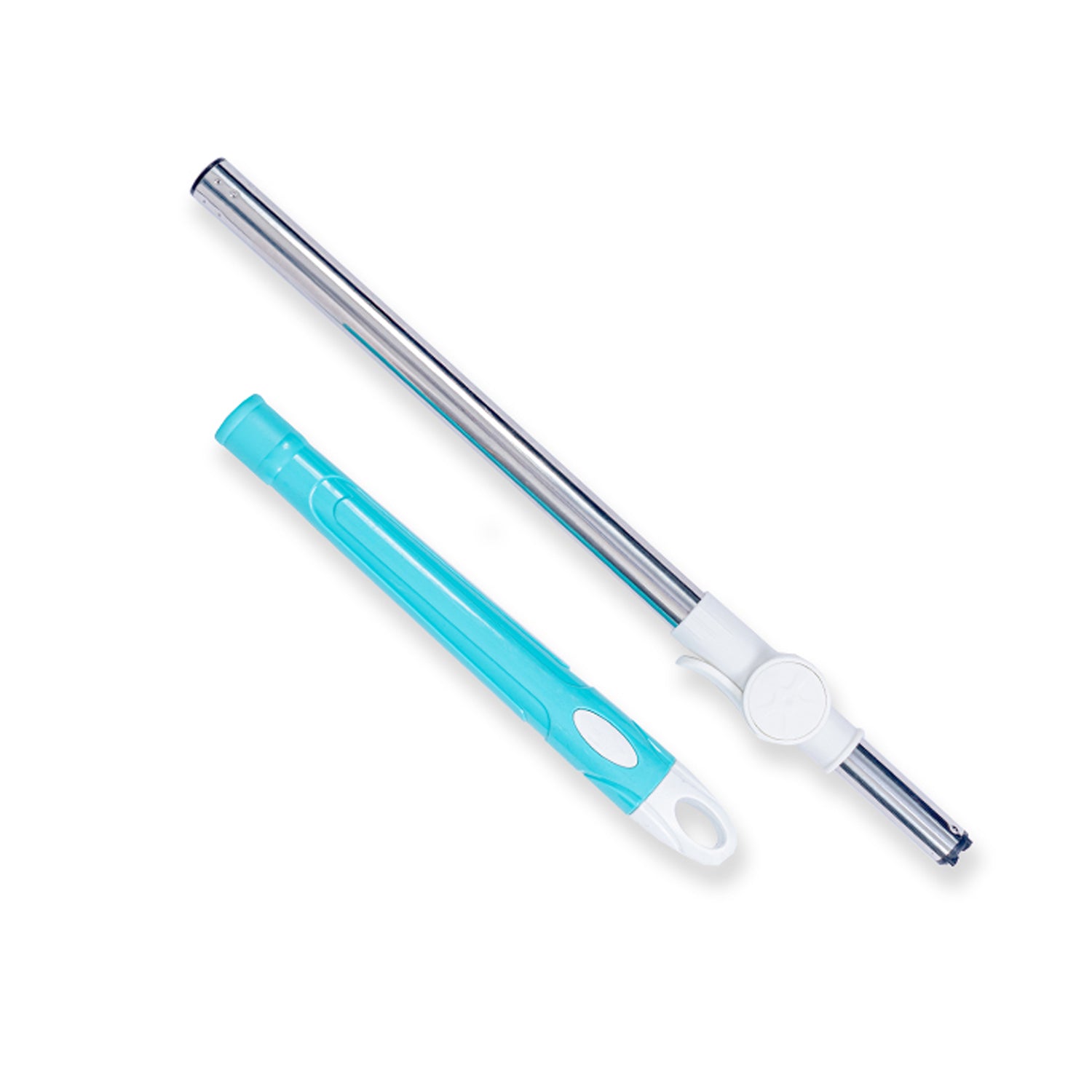 Zidello Efficient 360° spin mop with super absorbent microfiber, detachable head, adjustable handle, and portable bucket for easy storage