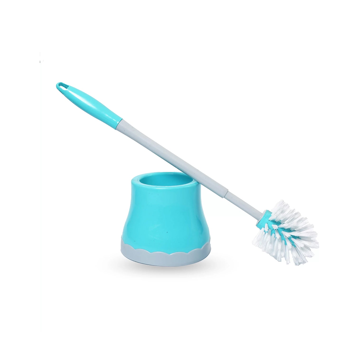 Zidello Sturdy, non-scratch plastic toilet brush with hygienic caddy for effortless cleaning and maintenance, a top choice for bathrooms