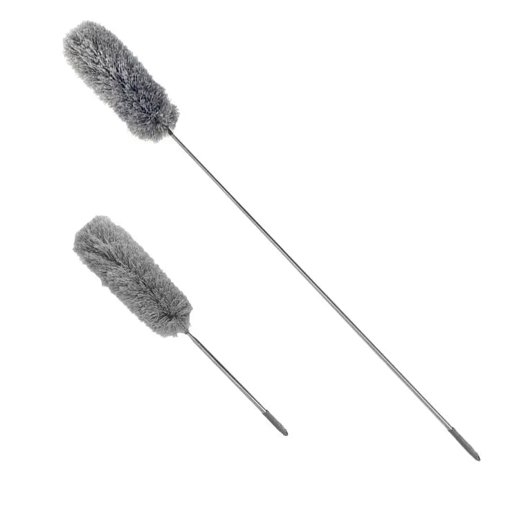 2.8m Microfiber Duster with Telescopic Stainless Steel Pipe –  Perfect for Ceiling, Fans, and Furniture Cleaning