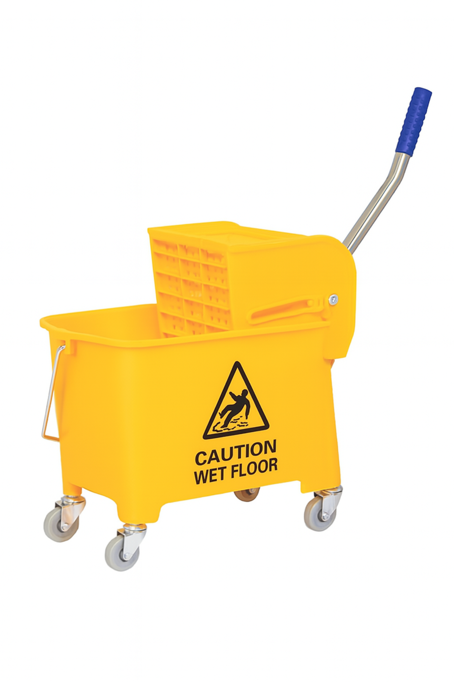 Zidello 20L Wringer Mop Bucket – Heavy-Duty Plastic Cleaning Bucket with Wheels for Home, Office, Hotels & Commercial Use