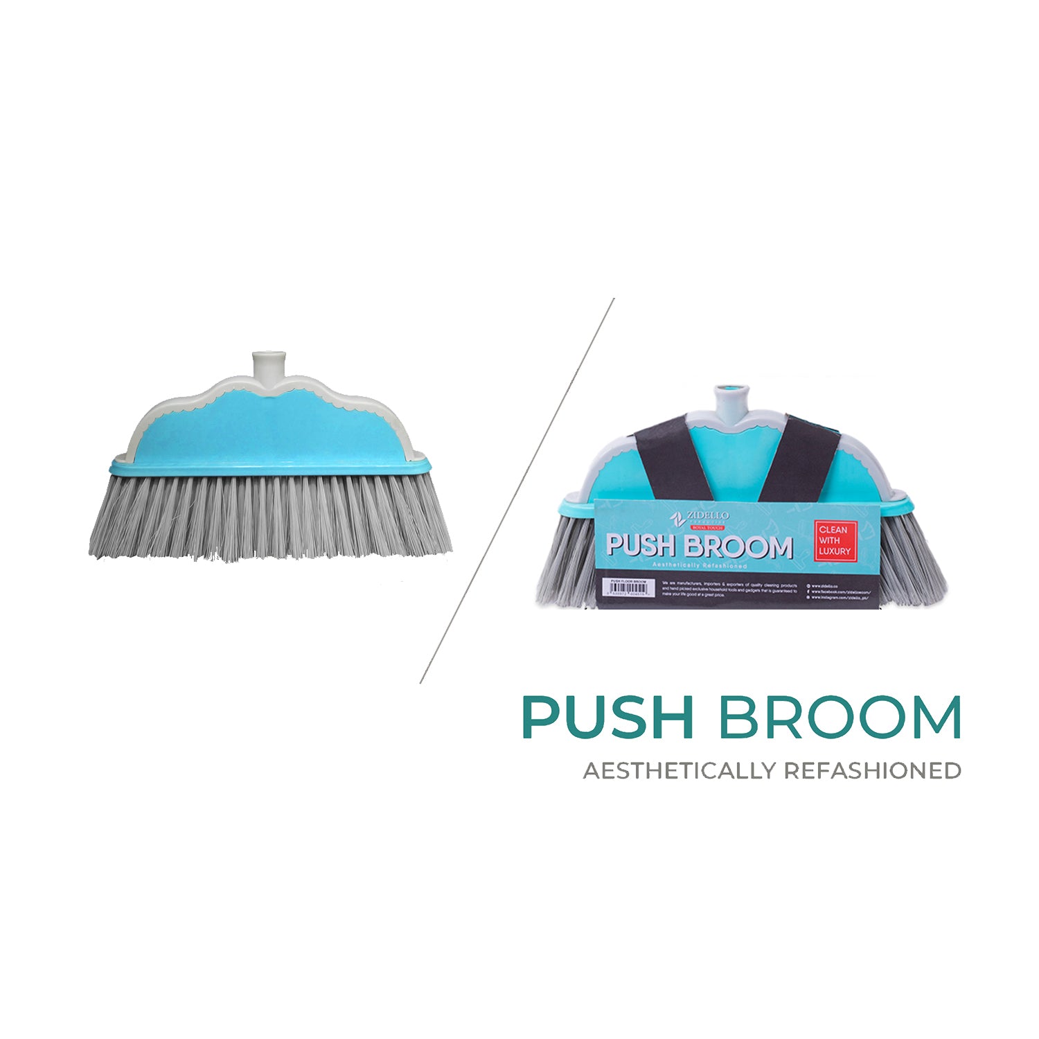 Zidello essential household brooms refill heads only, best in Pakistan, durable, effective, indoor and outdoor.