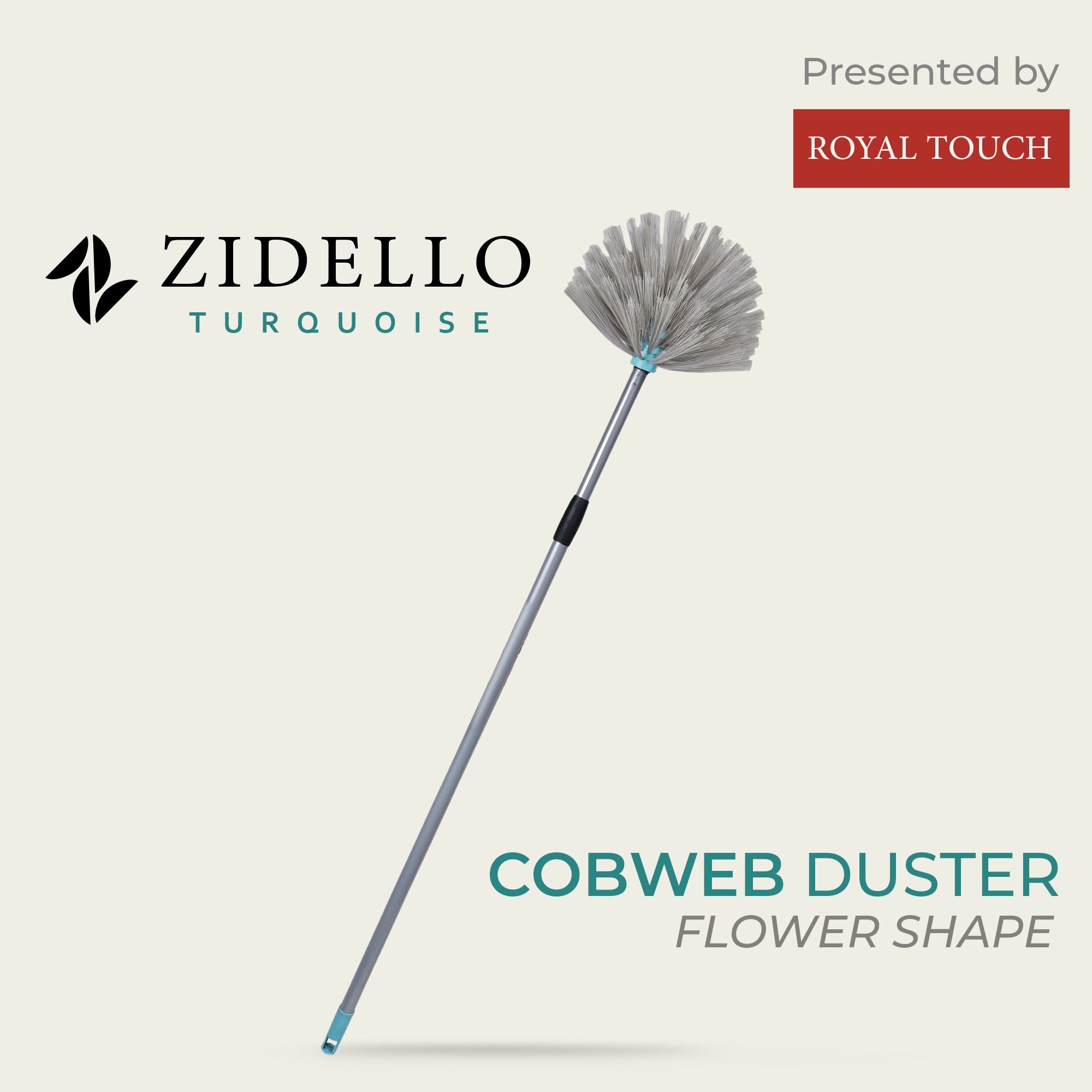 Zidello Cobweb Duster – Long Handle Dust Cleaner