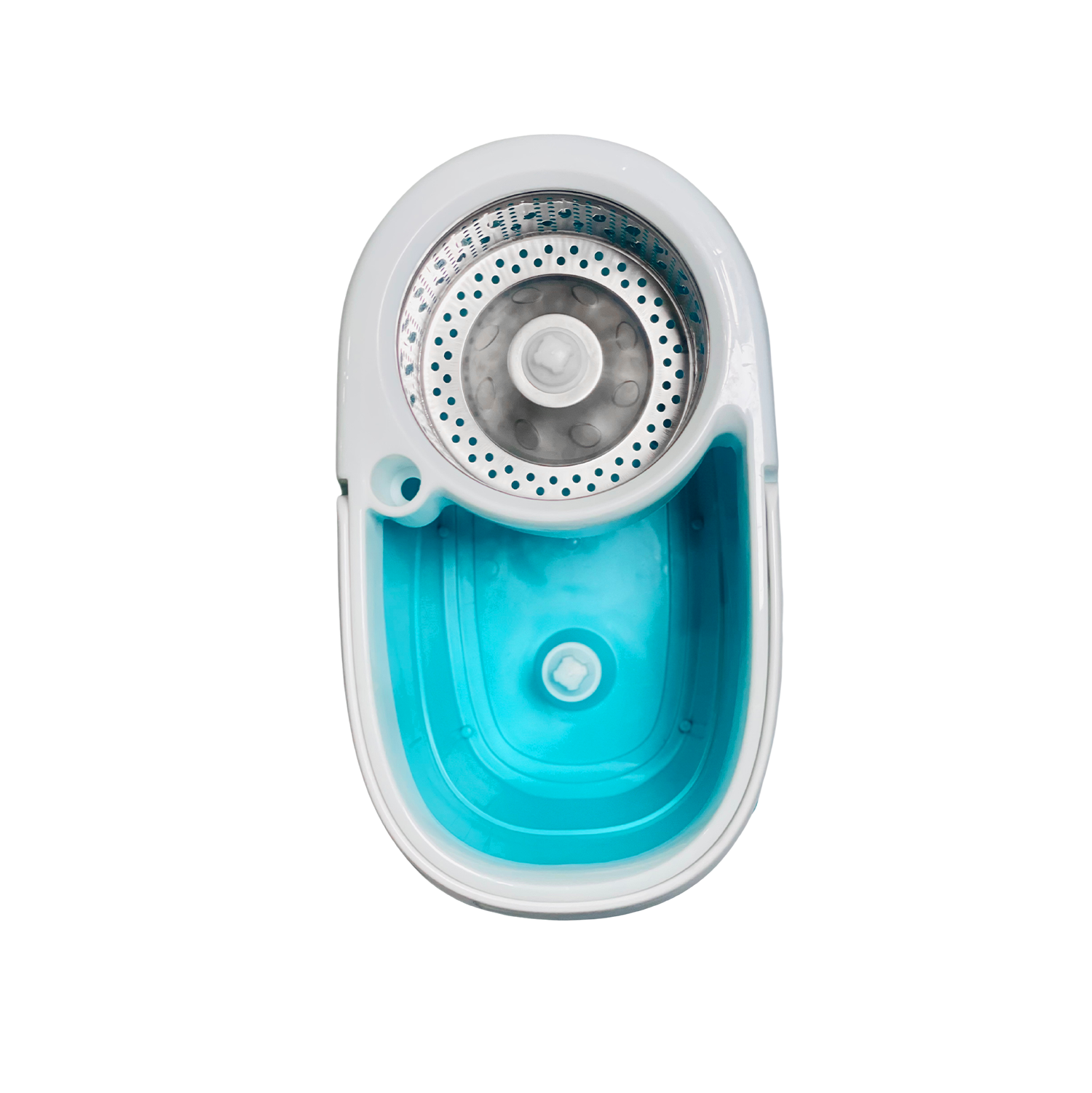 WAVE Wheeler Spin Mop with Microfiber Mop Head