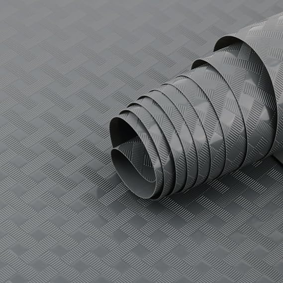 Anti-Slip Drawer and Fridge Mat - PVC Sheet Roll (45cm x 150cm) for Cabinets, Shelves, and Refrigerators