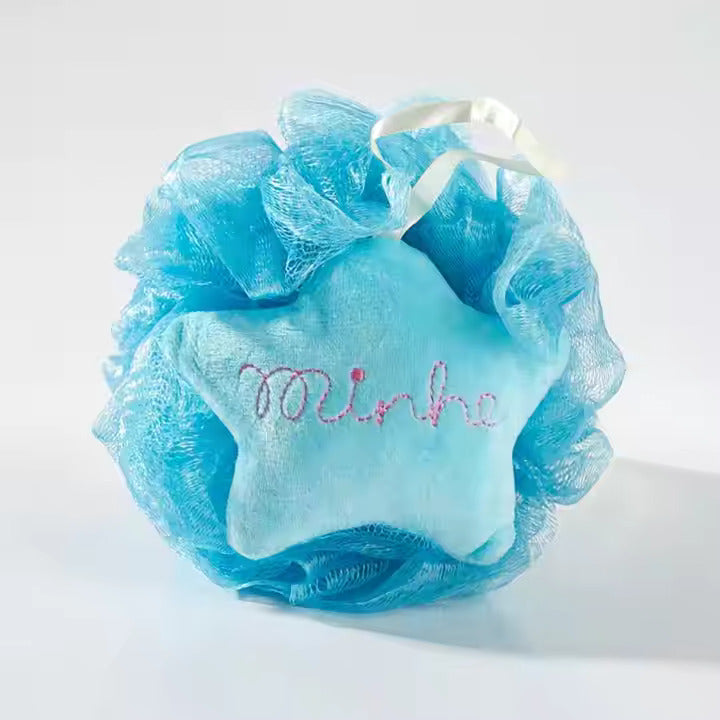 Kids Bath Sponge Ball - with Soft Toy