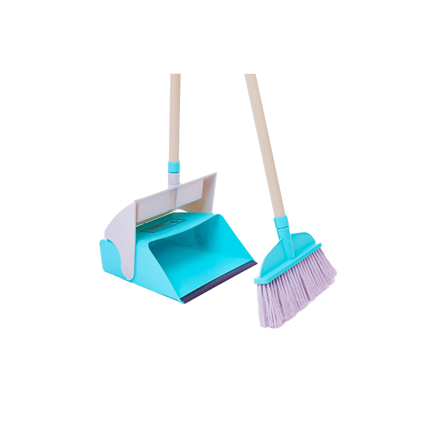 Zidello High-quality folding dustpan set for indoor and outdoor sweeping, with long handle and angled design. Affordable and anti-dust