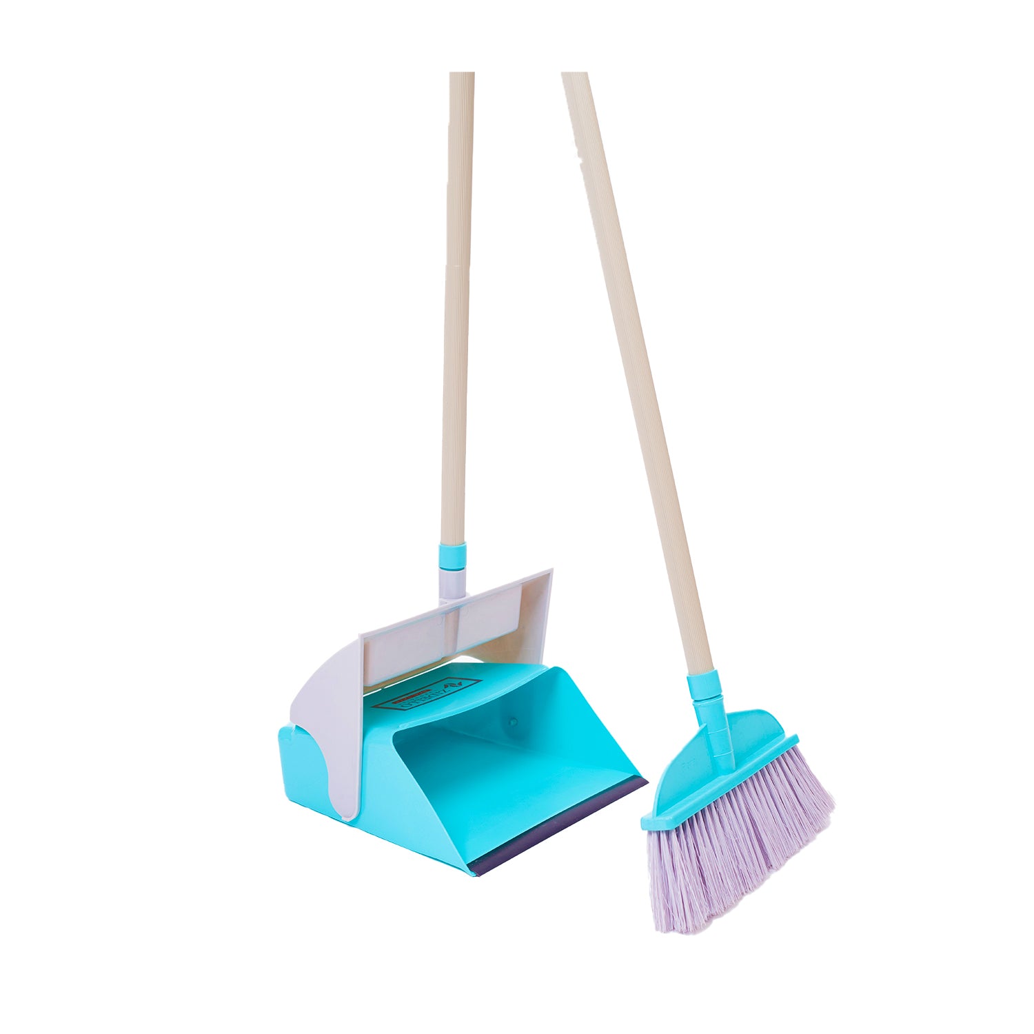 Zidello High-quality folding dustpan set for indoor and outdoor sweeping, with long handle and angled design. Affordable and anti-dust