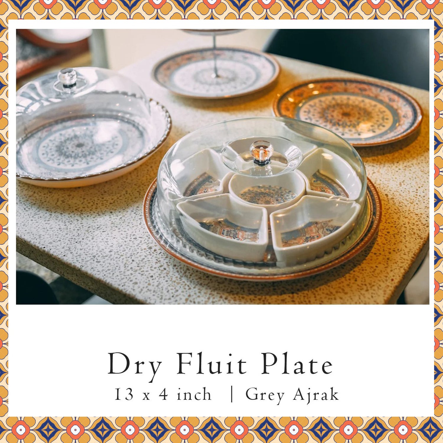 Dry Fruit Serving Platter