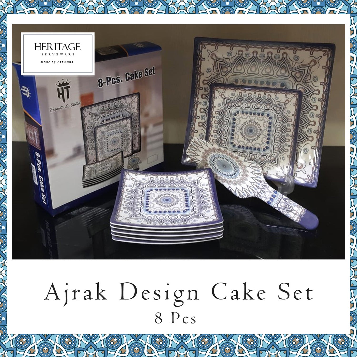 CAKE SET ( SET OF 8 )