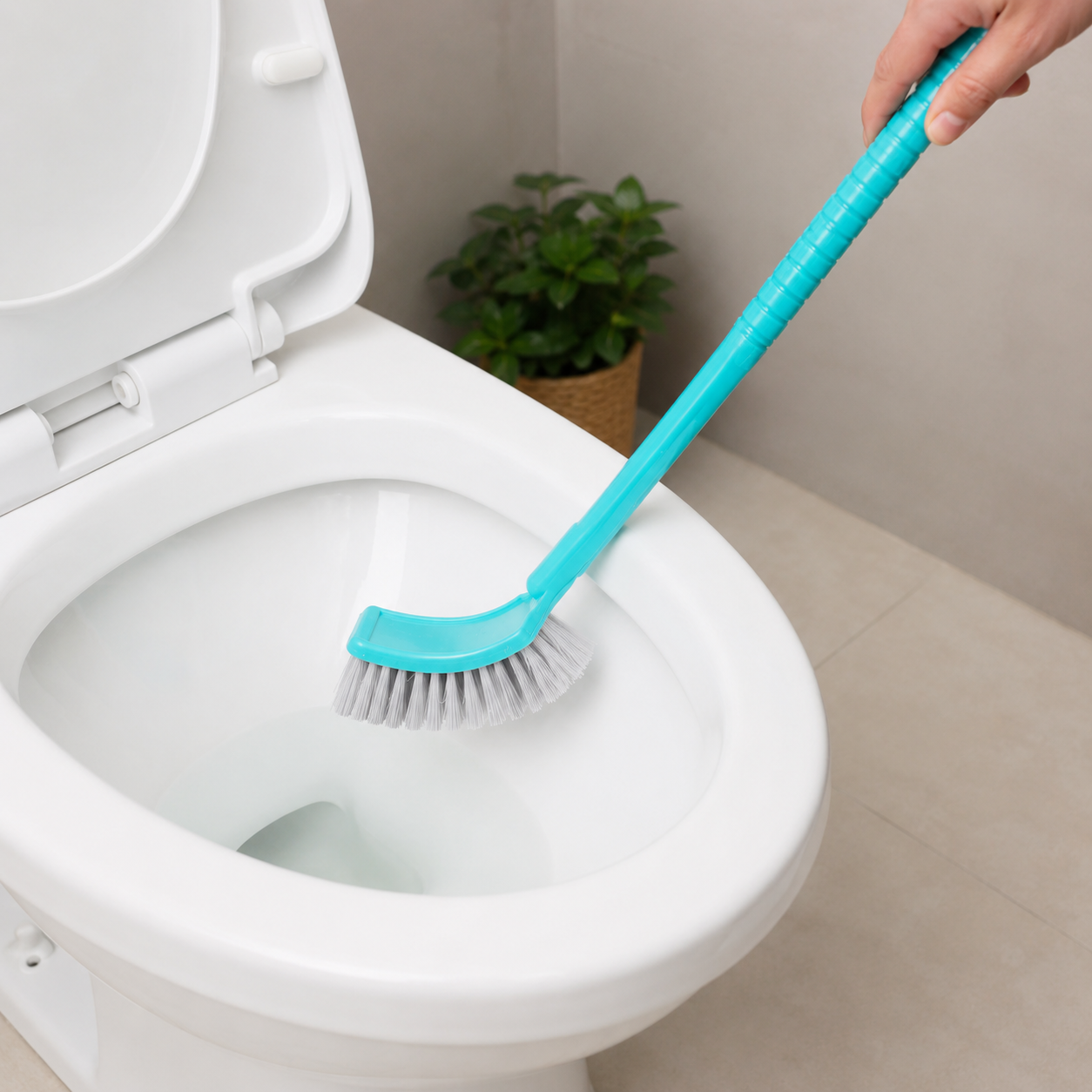 Zidello Single Sided Jumbo Hockey Brush - Bathroom Cleaning Brush