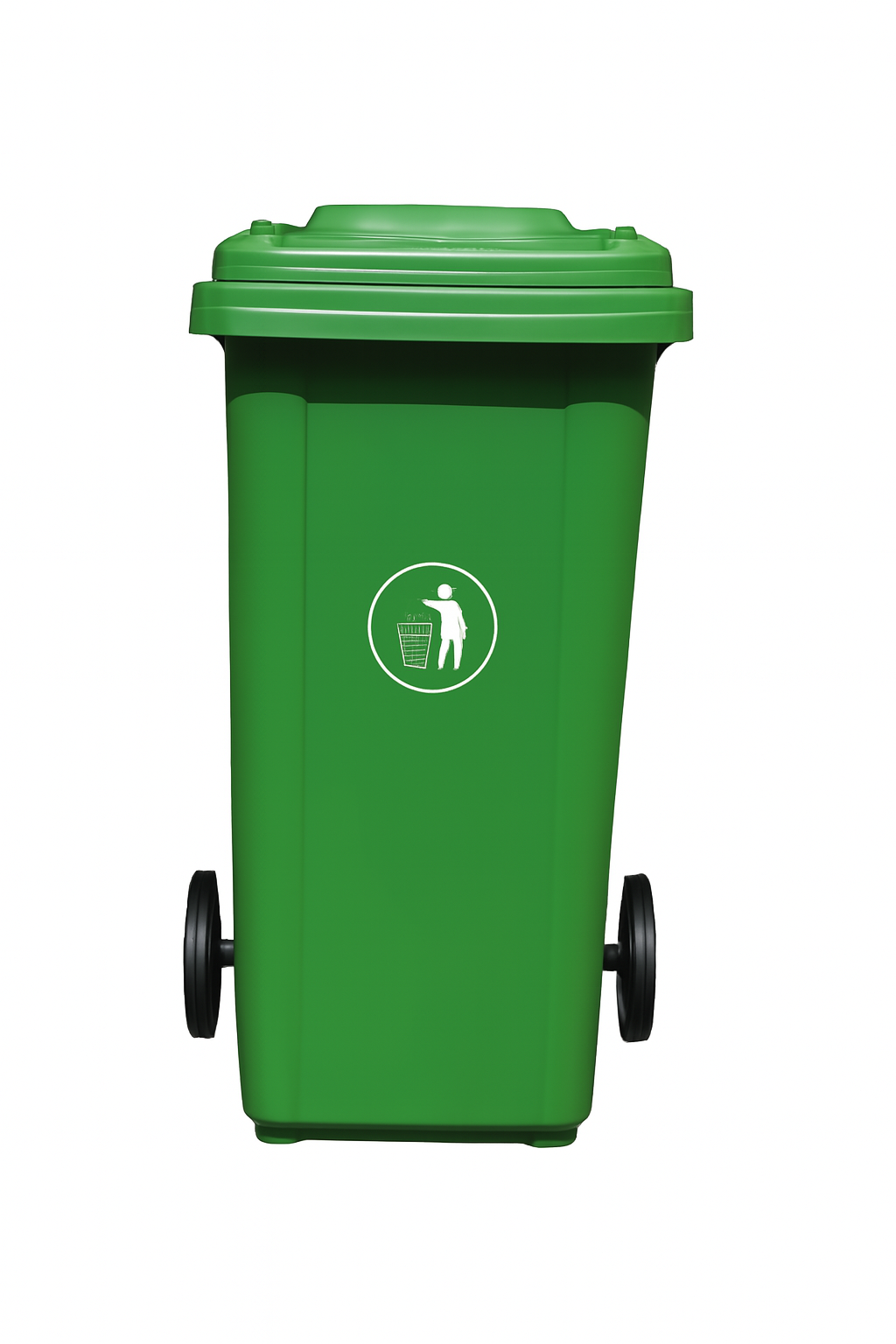 Zidello 120L Plastic Pedal Bin (91.5 cm × 78 cm × 53 cm) – Heavy-Duty Foot-Operated Dustbin for Commercial & Industrial Use