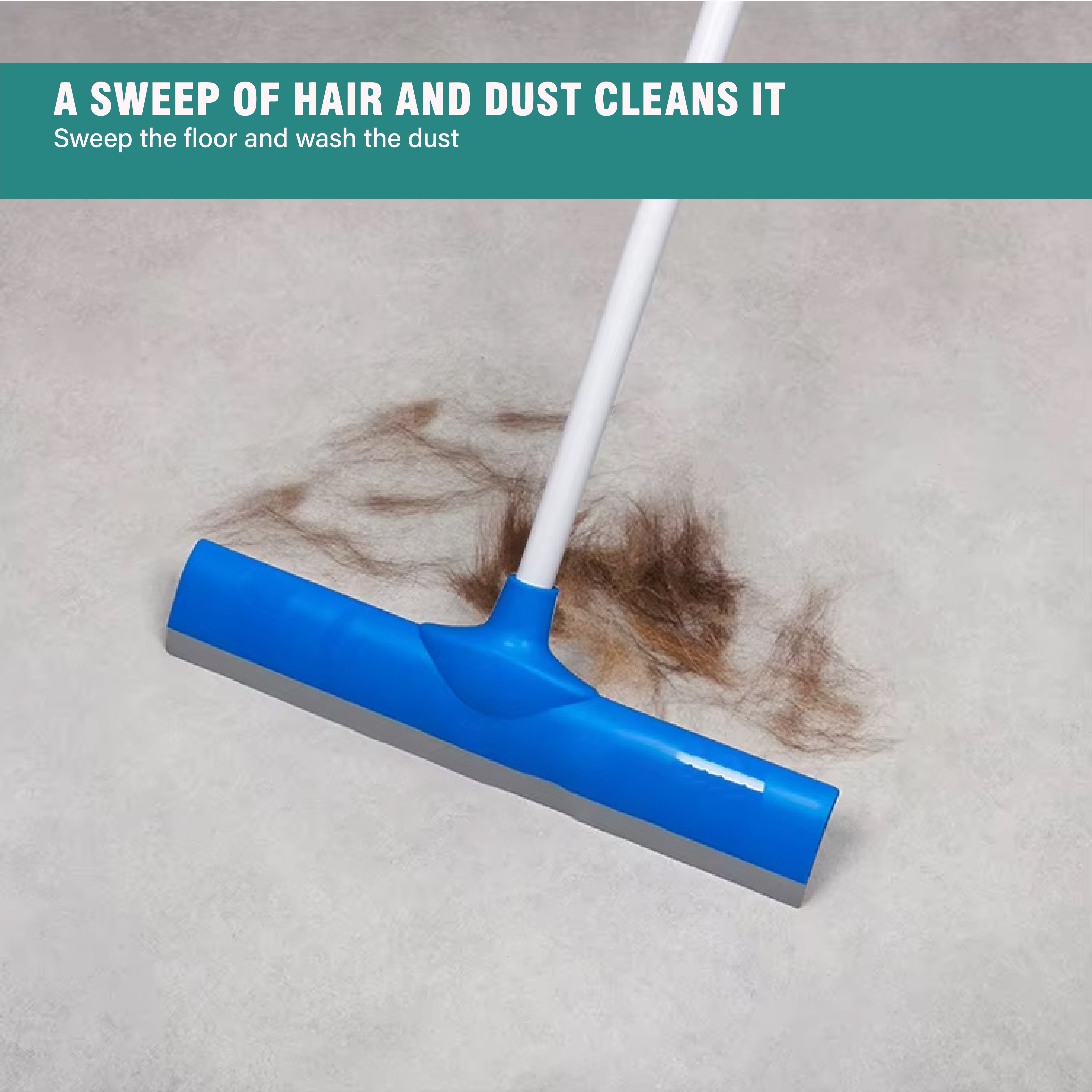 Zidello Floor Cleaning Squeegee | Rubber Wiper for Floor And Window