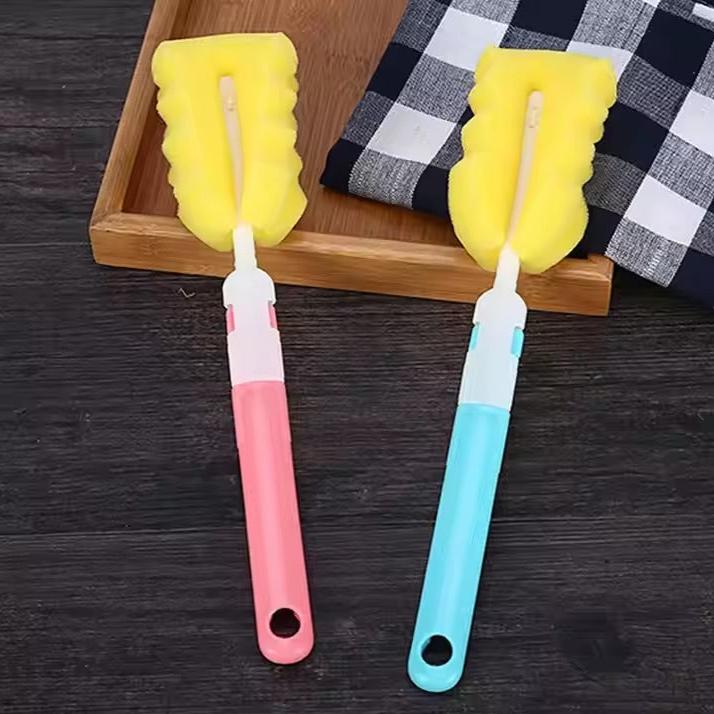 Baby Bottle and Teat Brush Set with Changeable Endings – Bottle, Sponge, Straw, and Pacifier