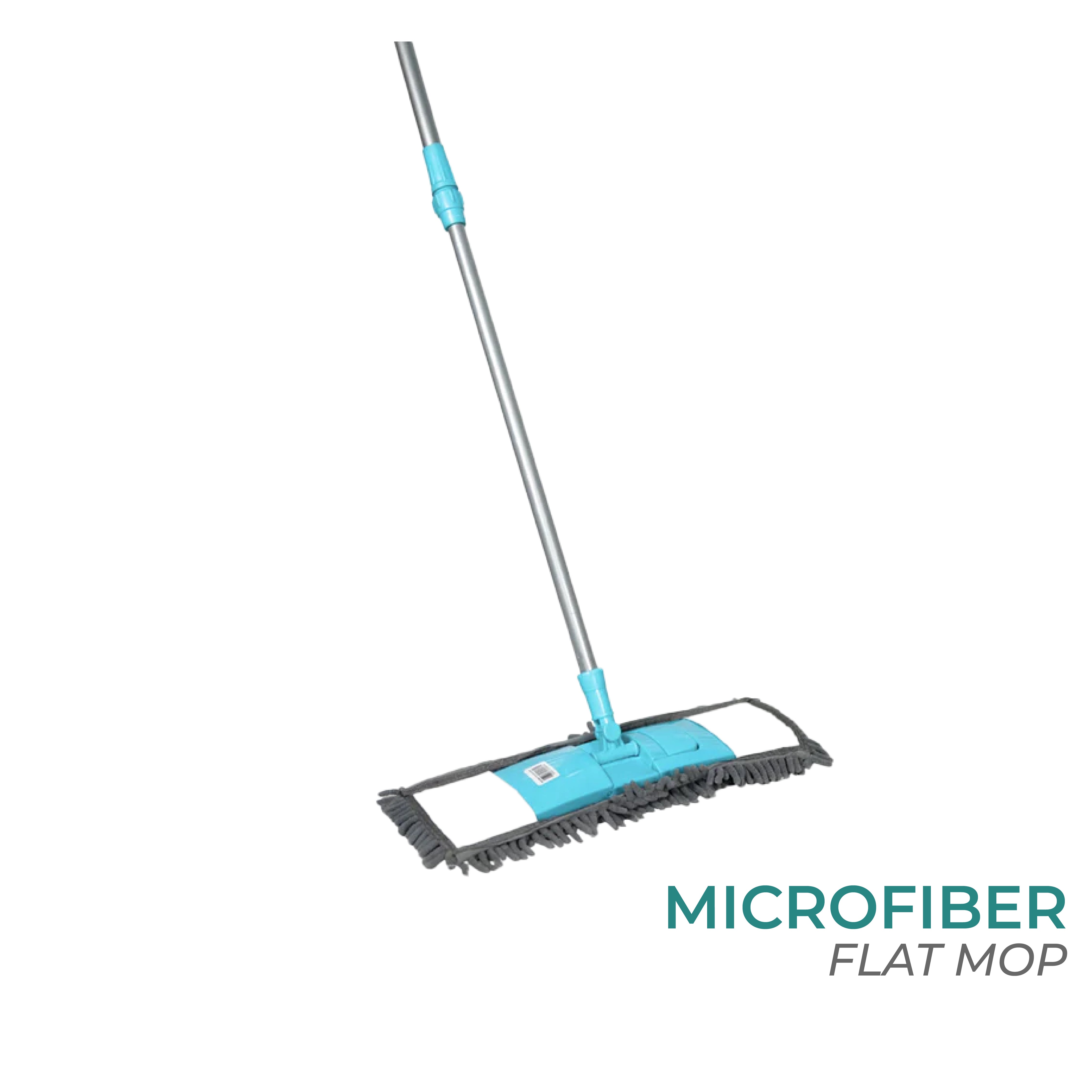Zidello Microfiber Flat Mop - Wet & Dry Floor Cleaner