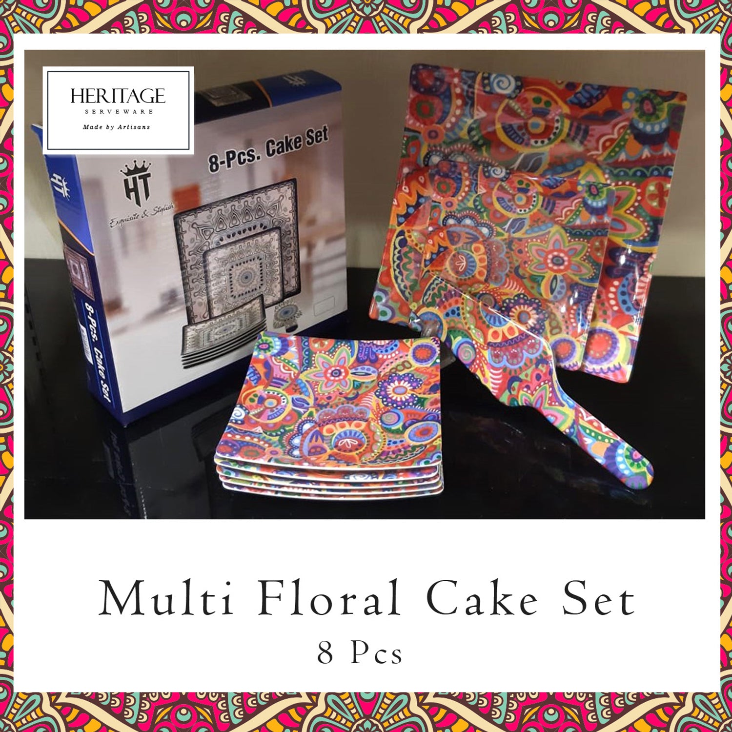 CAKE SET ( SET OF 8 )