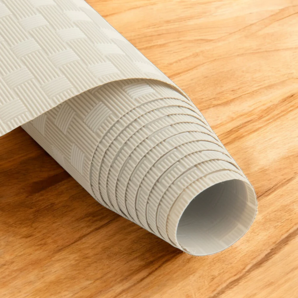 Anti-Slip Drawer and Fridge Mat - PVC Sheet Roll (45cm x 150cm) for Cabinets, Shelves, and Refrigerators