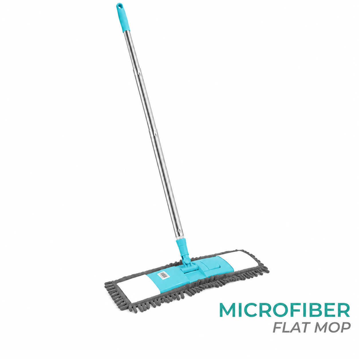 Zidello Microfiber Flat Mop - Wet & Dry Floor Cleaner