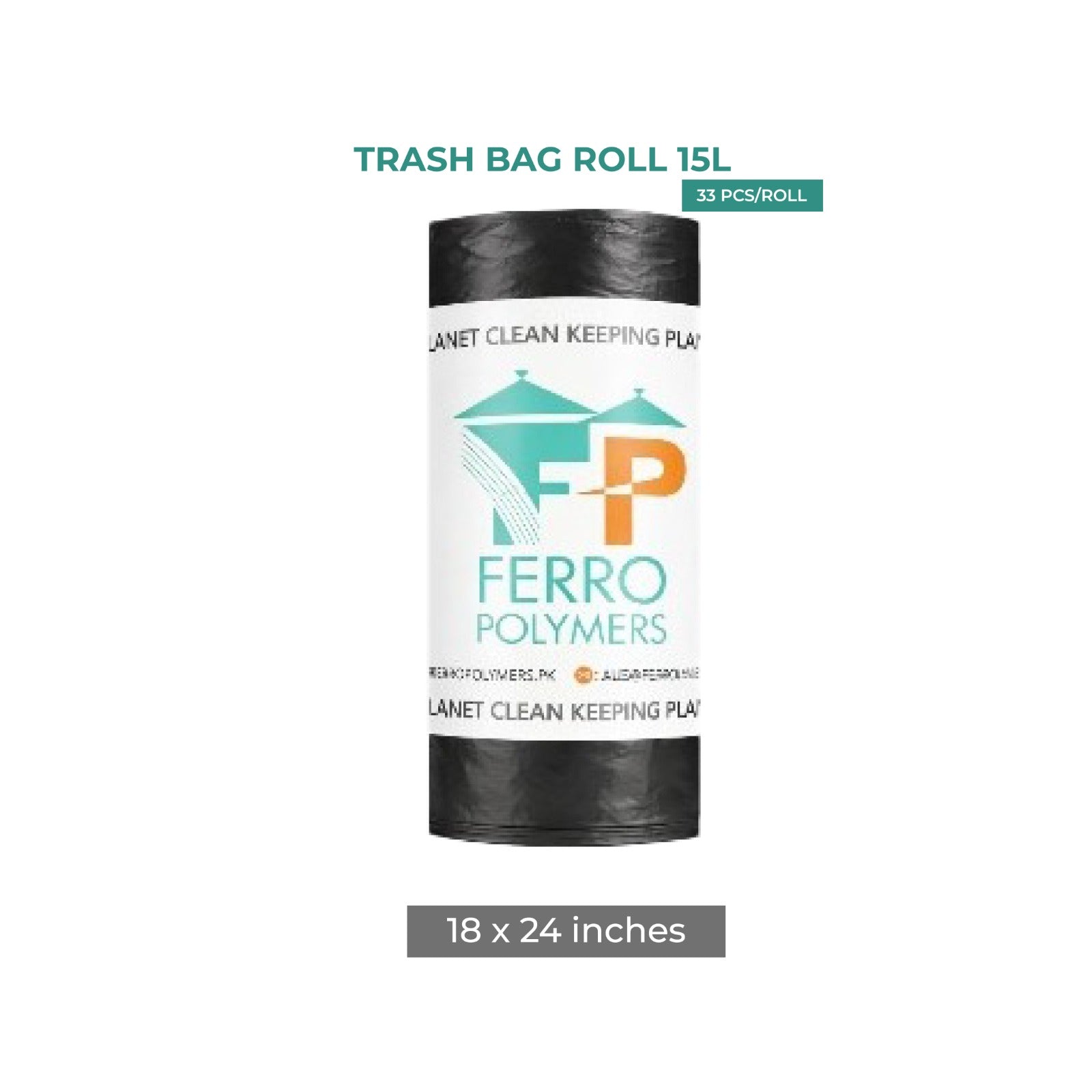 Zidello Trash Bag Roll | Heavy-Duty, Tear-Resistant Garbage Bags for Daily Waste