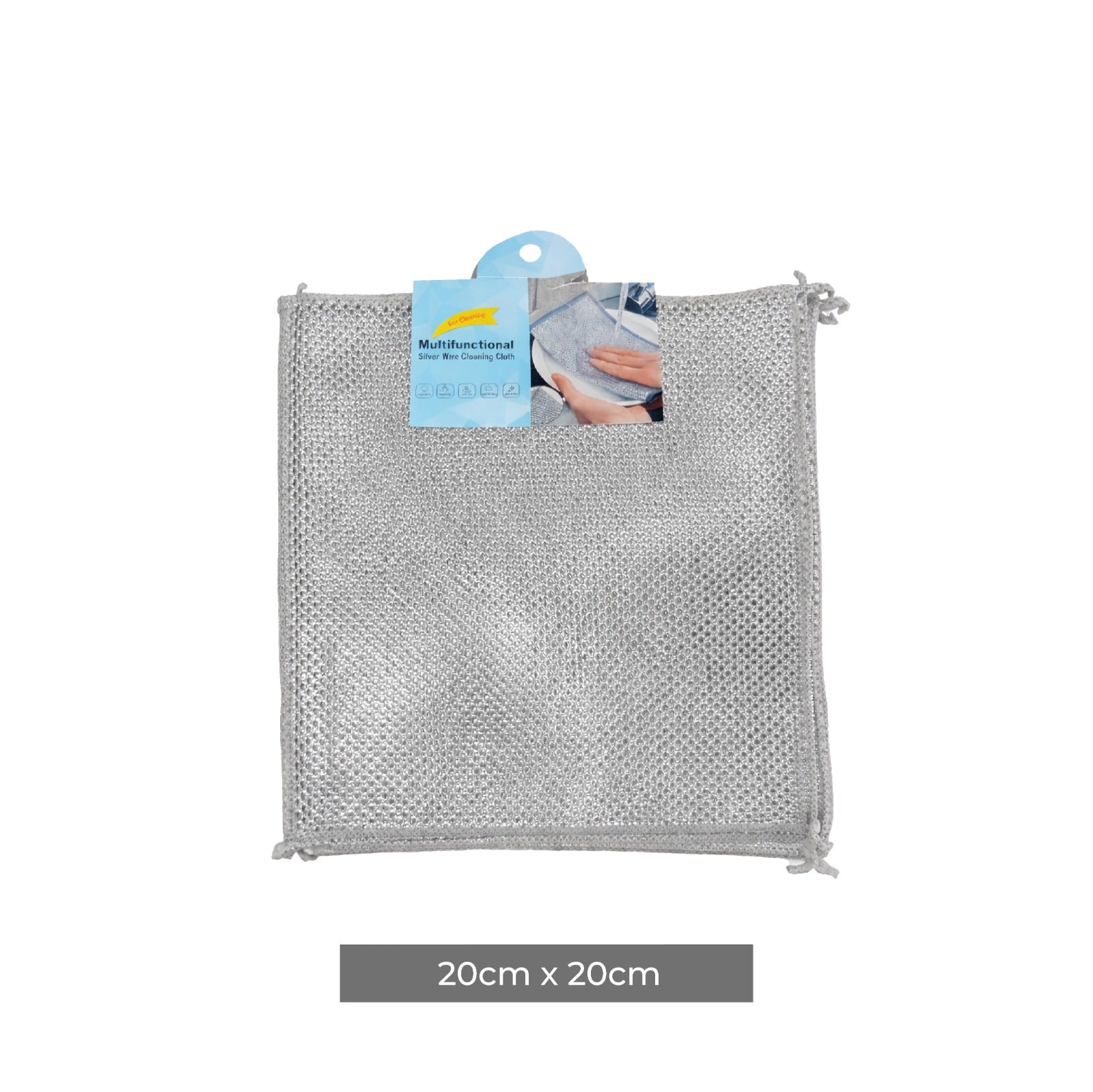 Zidello Double Layer Dishwashing Wire Cleaning Cloth | Heavy-Duty Scrubber