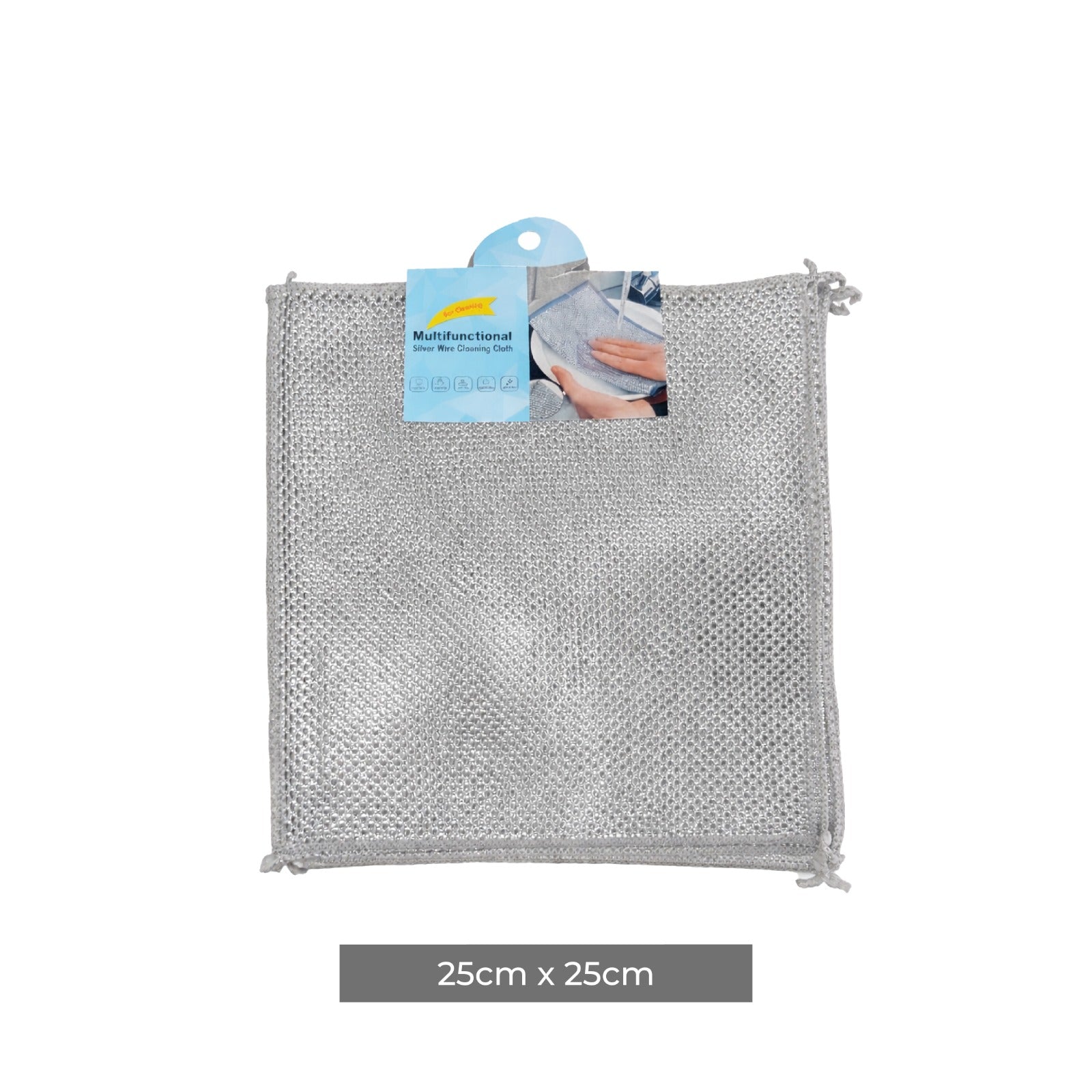 Zidello Double Layer Dishwashing Wire Cleaning Cloth | Heavy-Duty Scrubber