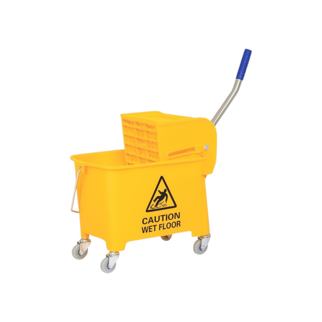 Zidello 20L Mop Bucket with Wringer – Durable Cleaning Bucket with Wheels