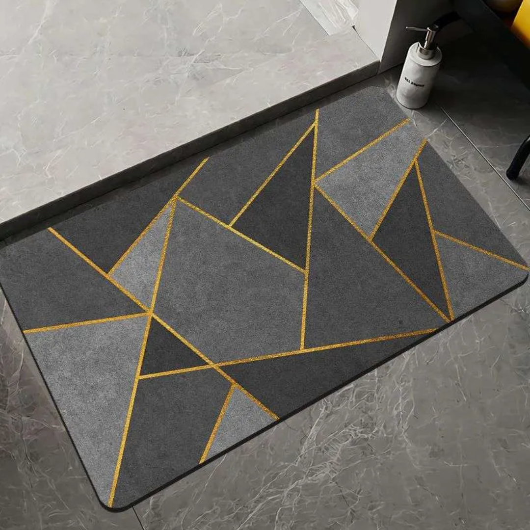 Zidello Anti-Slip Water-Absorbent Floor Mat for Home, Kitchen & Bathroom