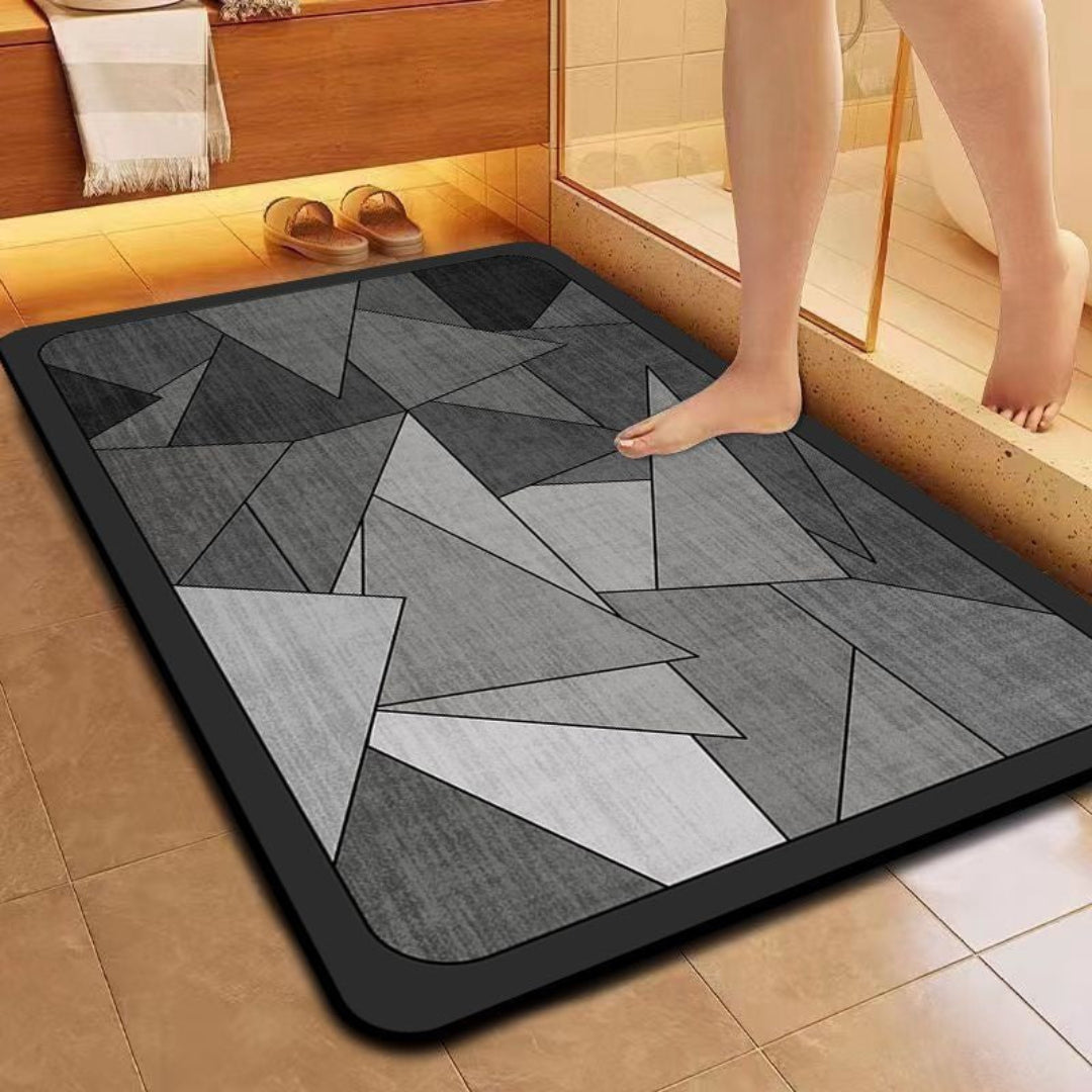 Zidello Anti-Slip Water-Absorbent Floor Mat for Home, Kitchen & Bathroom