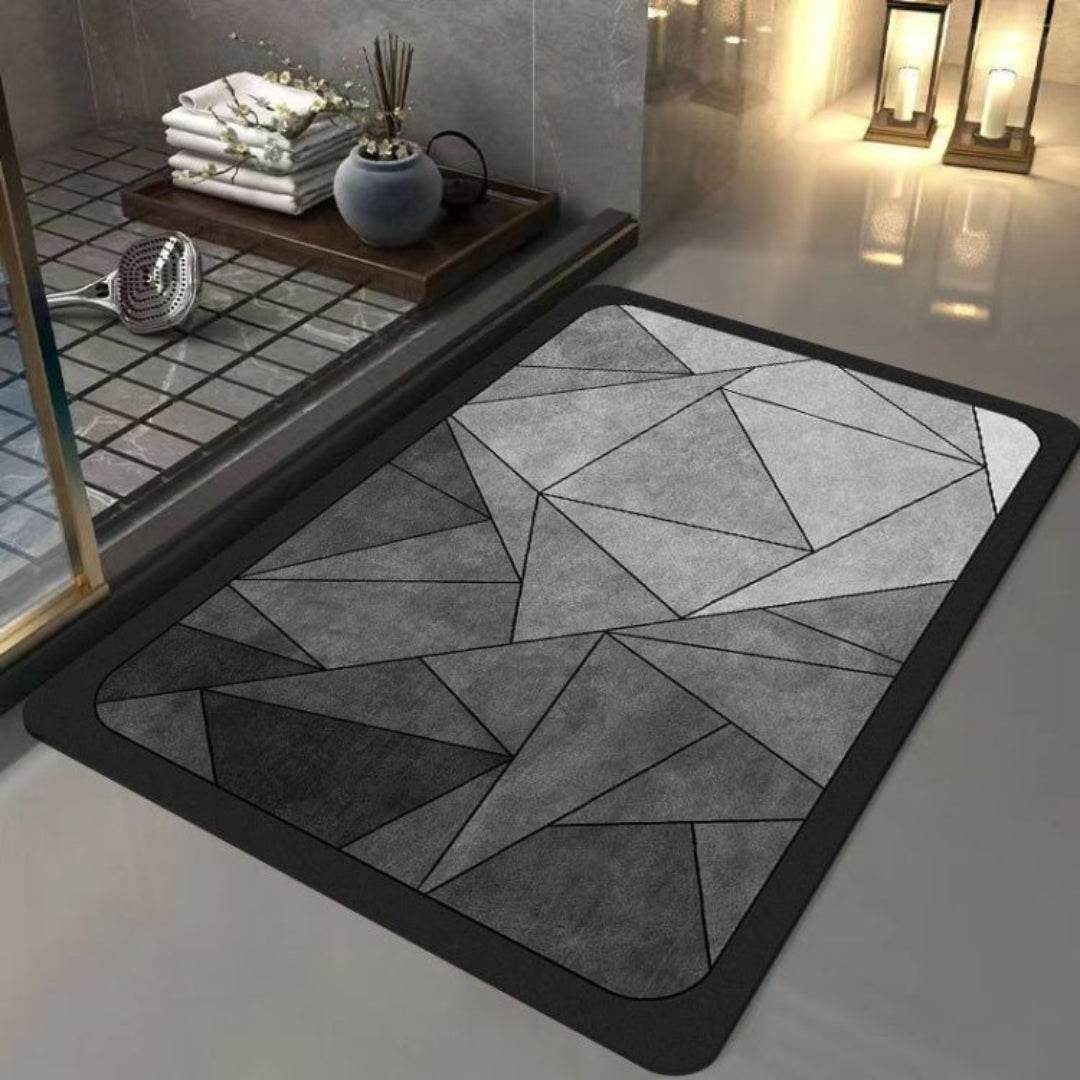 Zidello Anti-Slip Water-Absorbent Floor Mat for Home, Kitchen & Bathroom