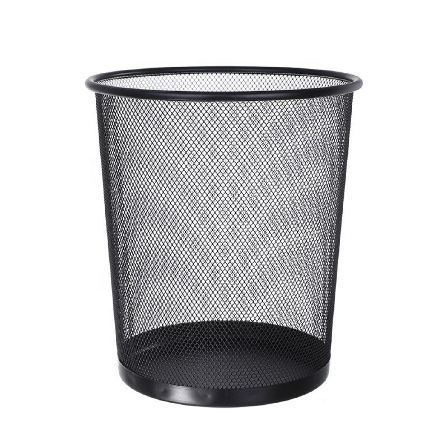 Zidello compact metal mesh dustbin for home and office, lightweight and durable waste bin